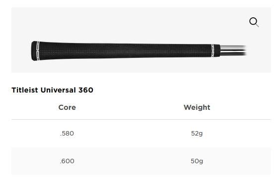 Titleist SM10 Jet Black wedge, acciaio