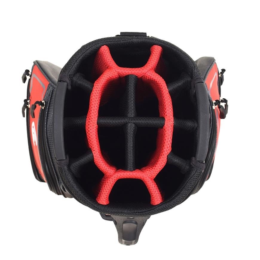 Cleveland Friday 3 cart bag, rosso/antracite