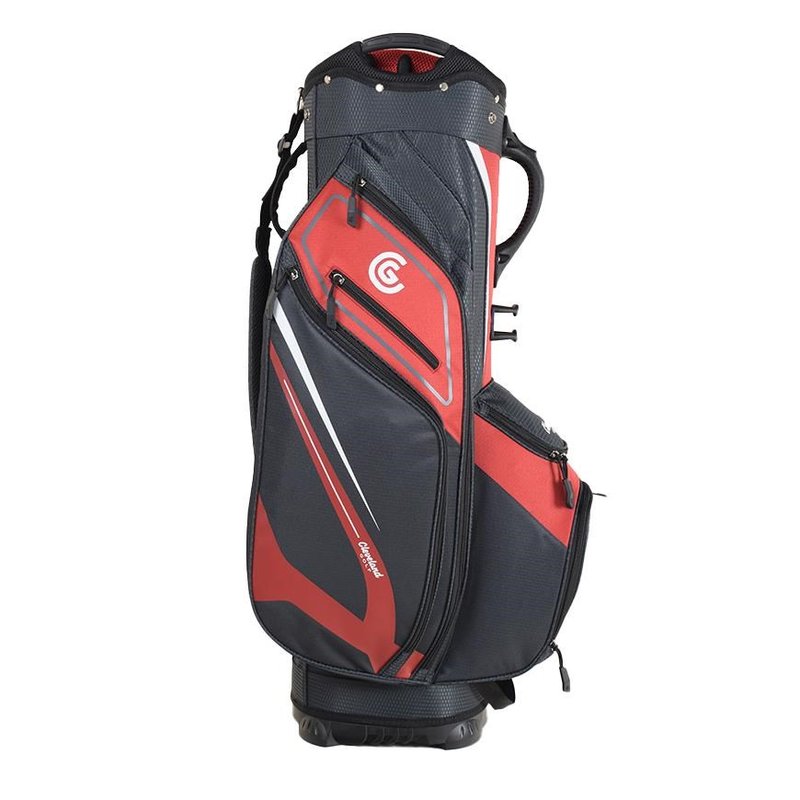 Cleveland Friday 3 cart bag, rosso/antracite