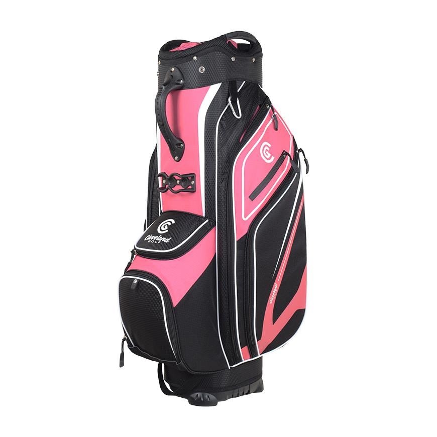Cleveland Friday 3 cart bag, rosa/nero