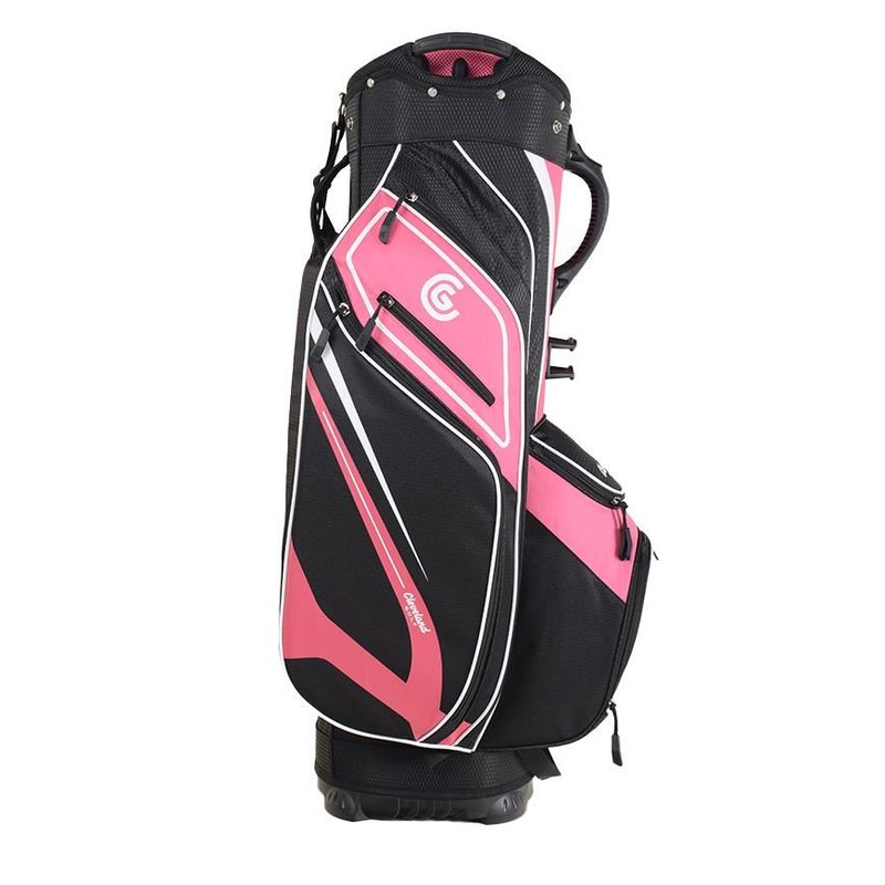 Cleveland Friday 3 cart bag, rosa/nero