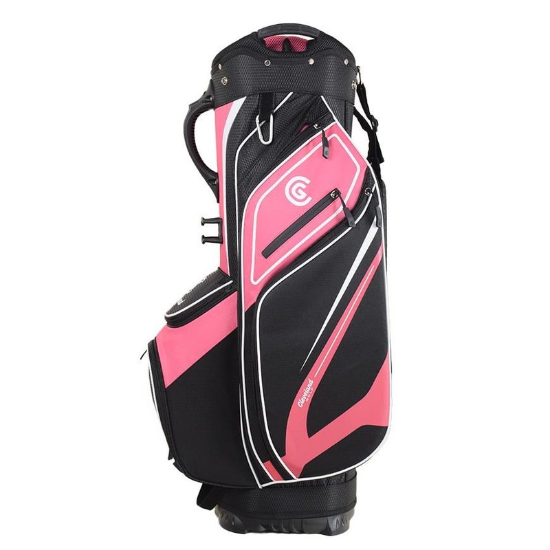 Cleveland Friday 3 cart bag, rosa/nero