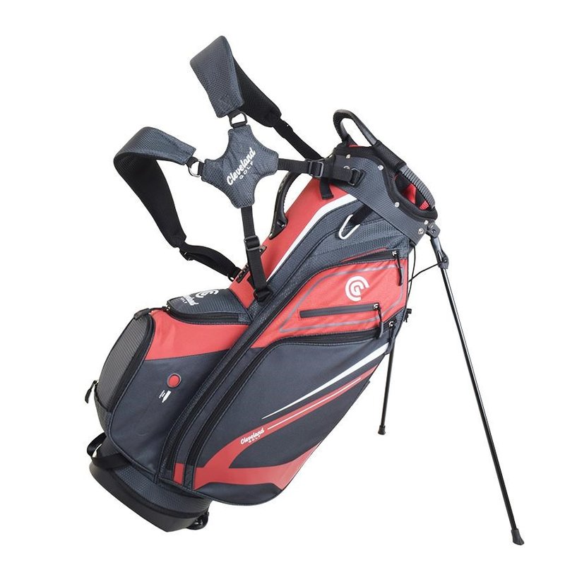 Cleveland Saturday 2 stand bag, rosso/antracite