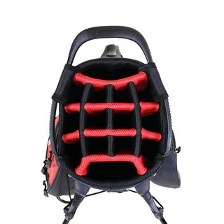 Cleveland Saturday 2 stand bag, rosso/antracite