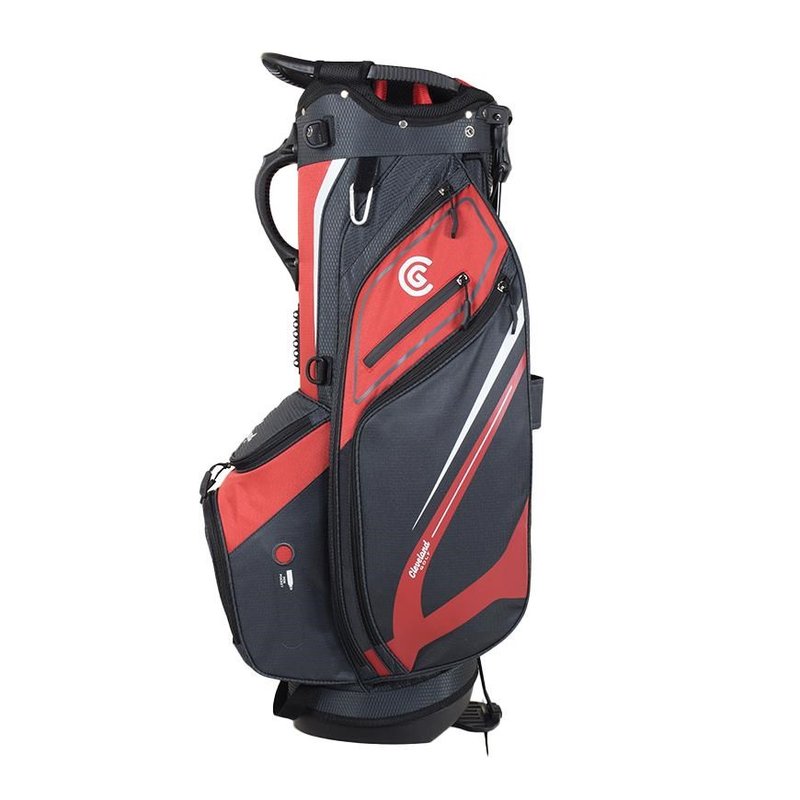 Cleveland Saturday 2 stand bag, rosso/antracite