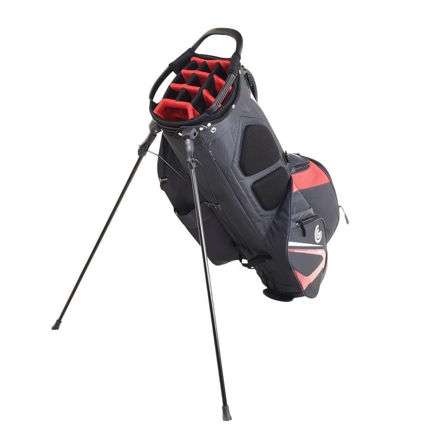 Cleveland Saturday 2 stand bag, rosso/antracite