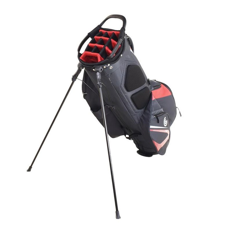 Cleveland Saturday 2 stand bag, rosso/antracite