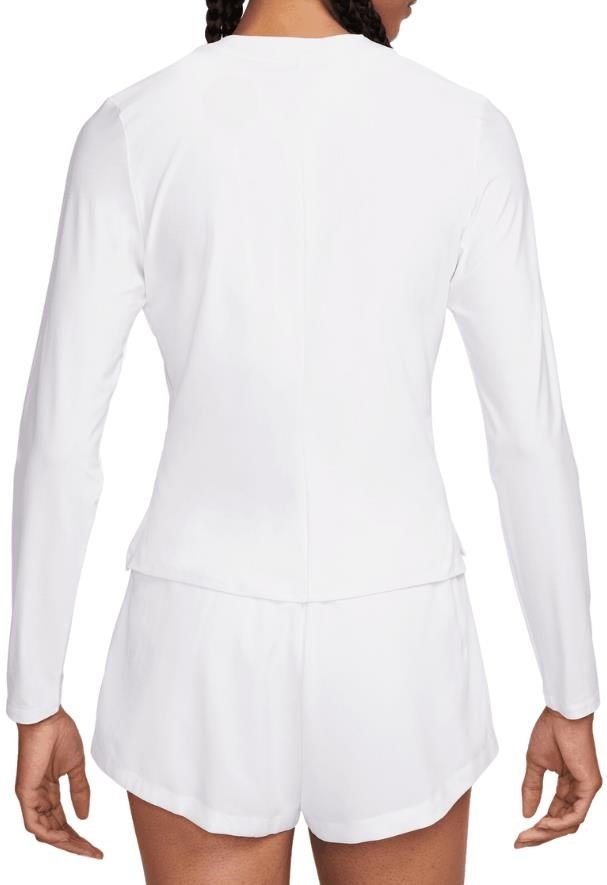 Nike Court Advantage felpa donna, bianco/nero