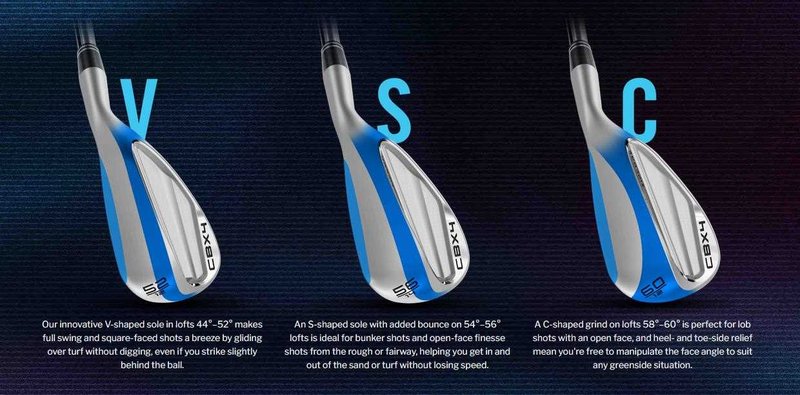 Cleveland CBX 4 Zipcore wedge, grafite