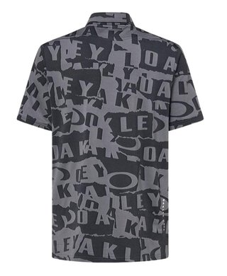 Oakley Ransom Jacquard polo da uomo, collage black