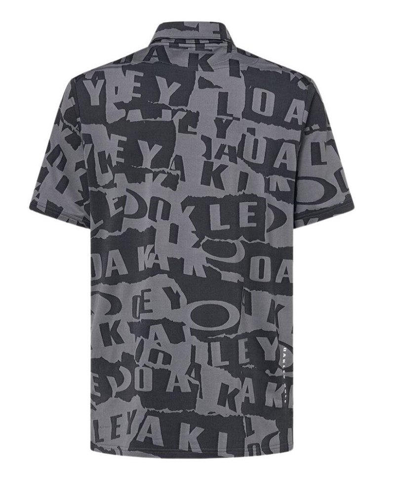 Oakley Ransom Jacquard polo da uomo, collage black
