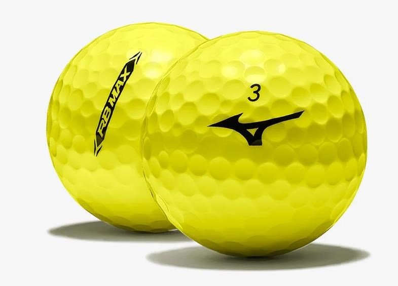 Mizuno RB Max palline da golf, gialle
