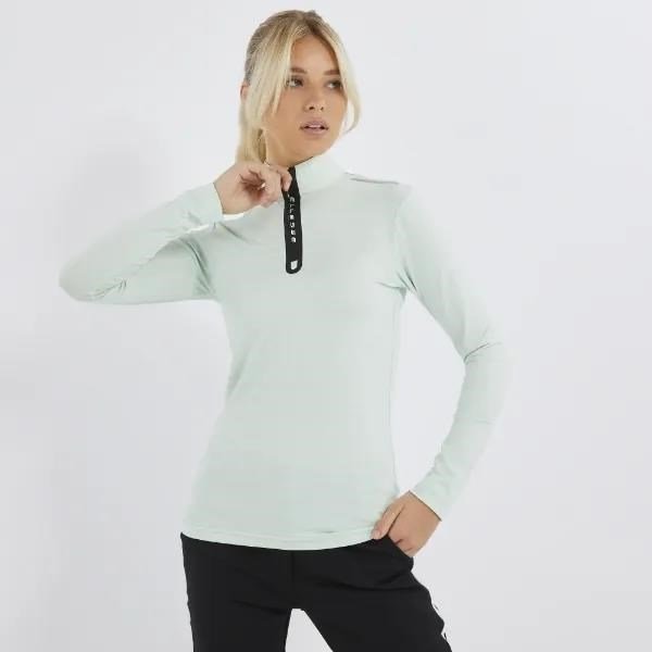 Ellesse Juliano 1/2 Zip felpa da donna, verde chiaro