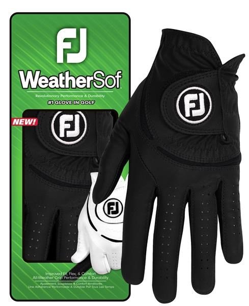 FootJoy WeatherSof 24 guanto da golf donna, nero