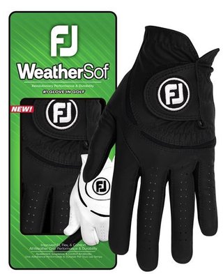FootJoy WeatherSof 24 guanto da golf donna, nero