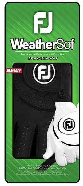FootJoy WeatherSof 24 guanto da golf donna, nero