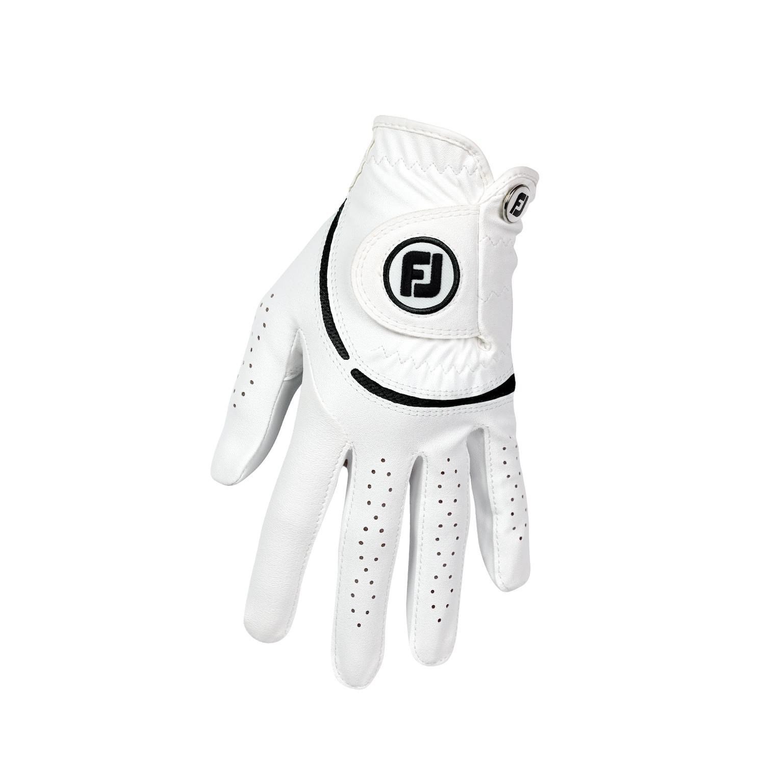 FootJoy WeatherSof guanto da golf donna, bianco/nero