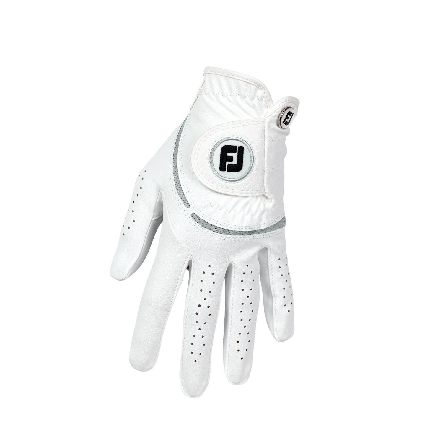 FootJoy WeatherSof guanto da golf donna, bianco/grigio