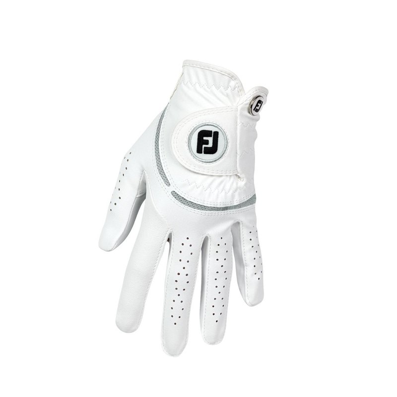 FootJoy WeatherSof guanto da golf donna, bianco/grigio