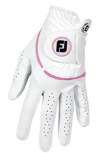 FootJoy WeatherSof guanto da golf donna, bianco/rosa