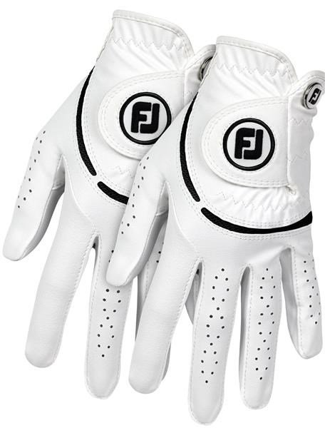 FootJoy WeatherSof guanto da golf donna (2 PACK), bianco/nero