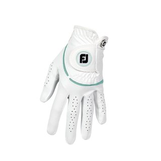 Footjoy WeatherSof guanto da golf donna, bianco/sea glass