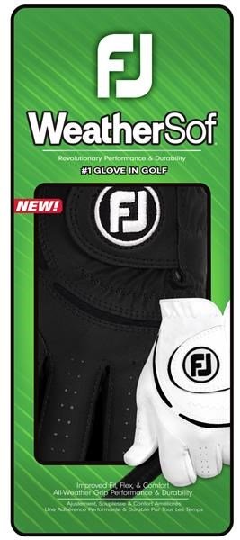 Footjoy FootJoy WeatherSof guanto da golf uomo, nero