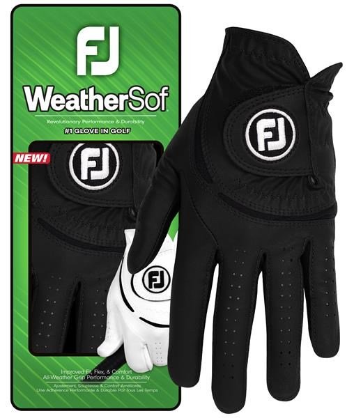 Footjoy FootJoy WeatherSof guanto da golf uomo, nero