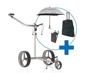JuCad Drive S 2.0 carrello elettrico, stříbrná