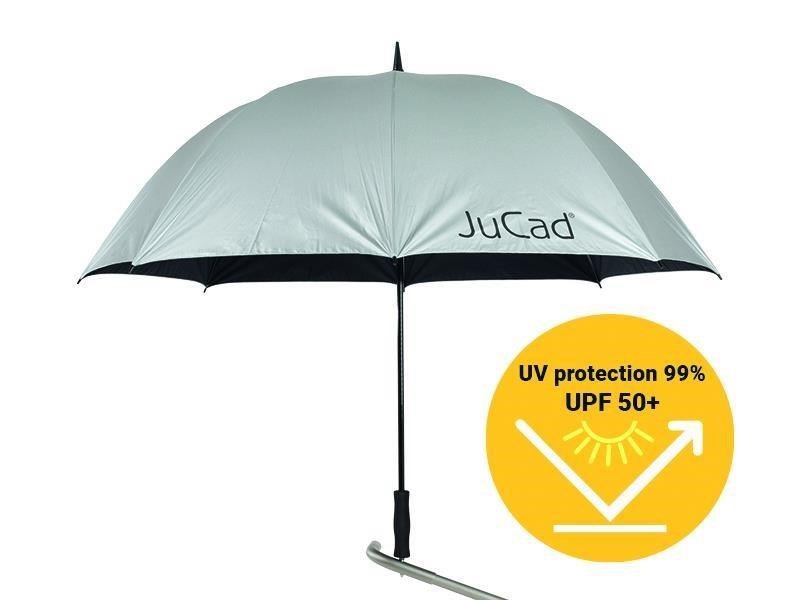 JuStar Carbon Light SET (incl. umbrella, scorecard holder, carry bag, el. parking brake) carrello elettrico, titanium