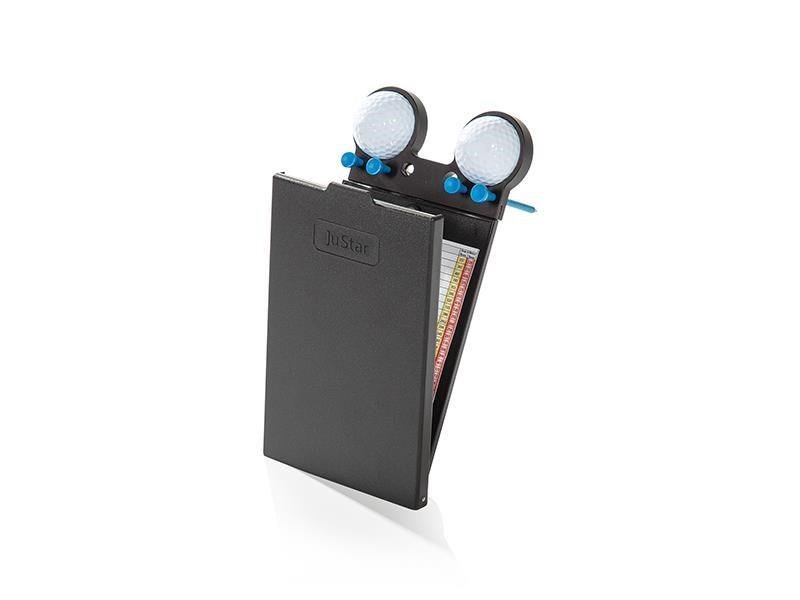 JuStar Carbon Light SET (incl. umbrella, scorecard holder, carry bag, el. parking brake) carrello elettrico, titanium