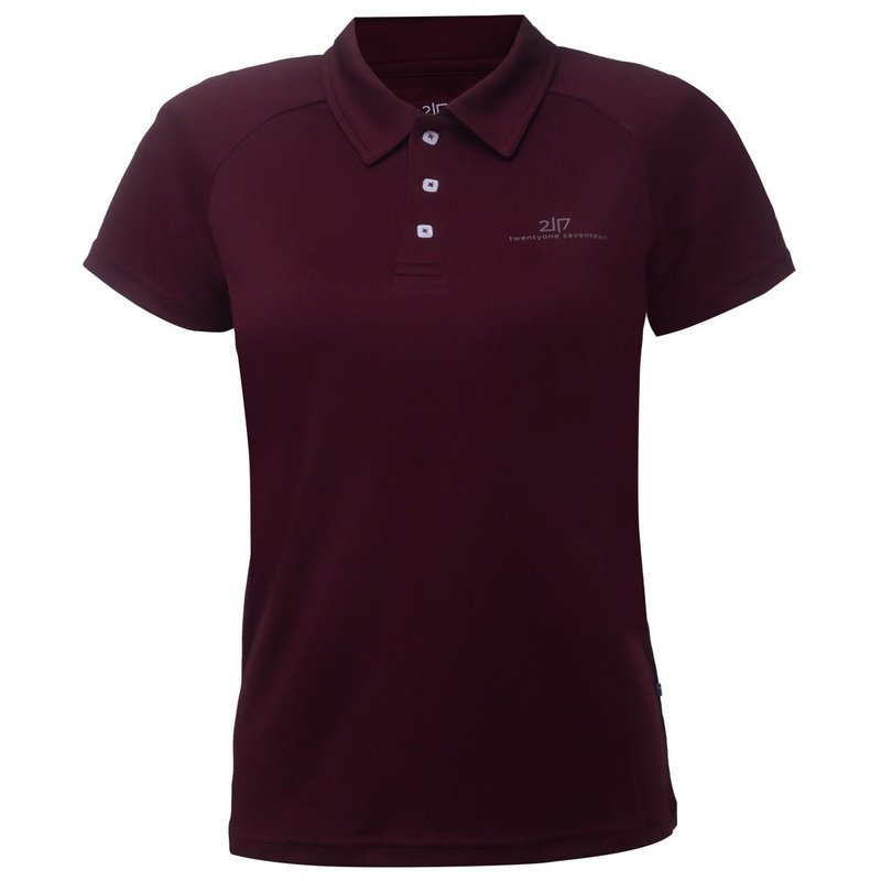 2117 of Sweden Fröseke polo da donna, dark plum