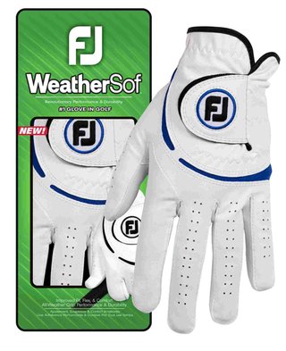 Footjoy FootJoy WeatherSof 24 guanto da golf uomo, bianco