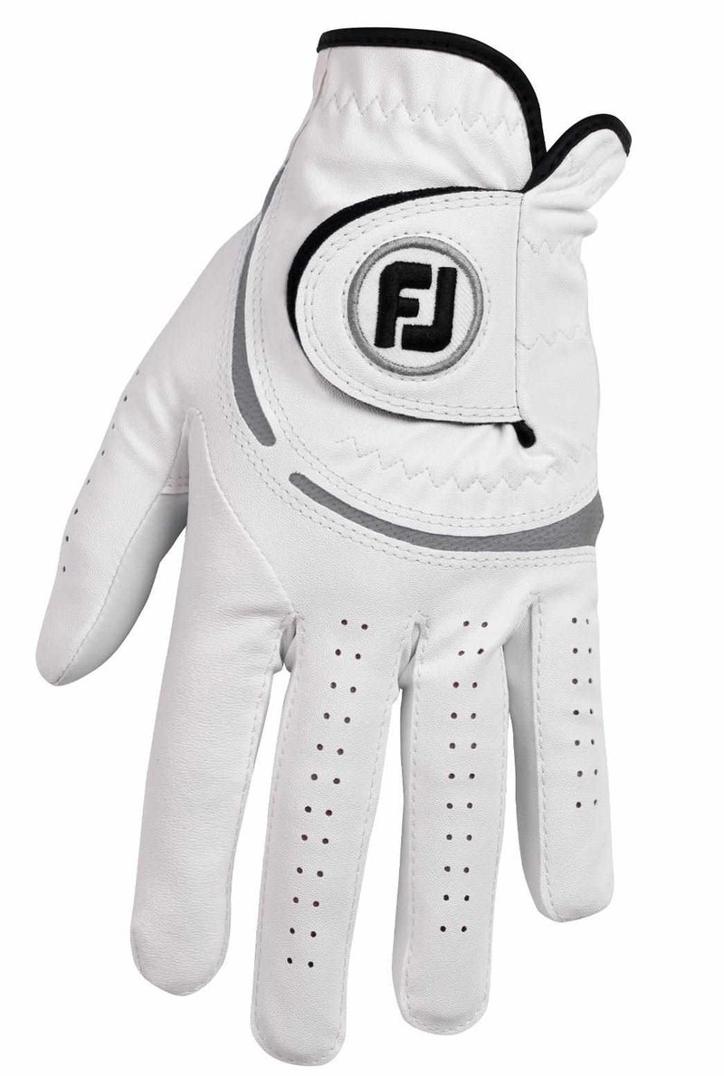 FootJoy WeatherSof 24 guanto da golf uomo, bianco