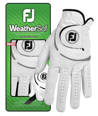 FootJoy WeatherSof 24 guanto da golf uomo, bianco