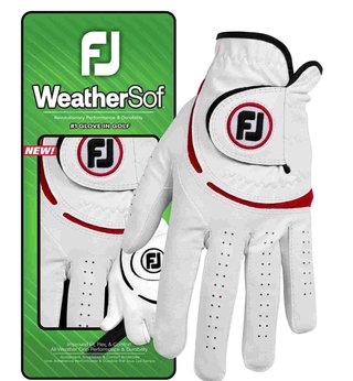 Footjoy FootJoy WeatherSof 24 guanto da golf uomo, bianco