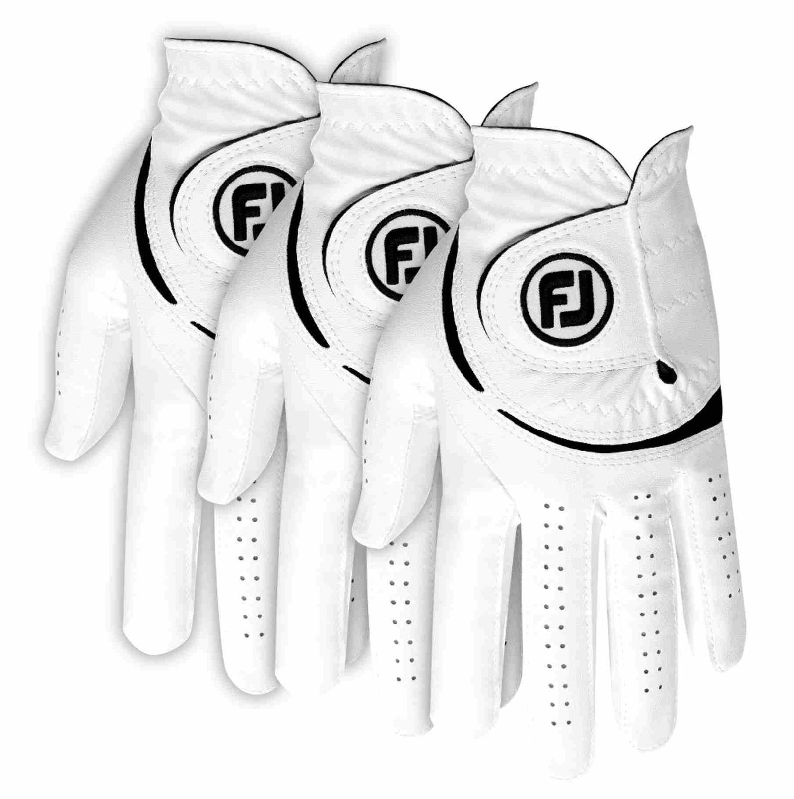 Footjoy FootJoy WeatherSof 24 guanti da golf uomo, bianco
