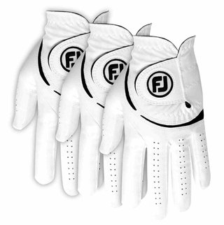 Footjoy FootJoy WeatherSof 24 guanti da golf uomo, bianco