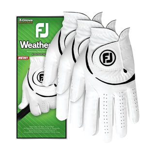 Footjoy FootJoy WeatherSof 24 guanti da golf uomo, bianco