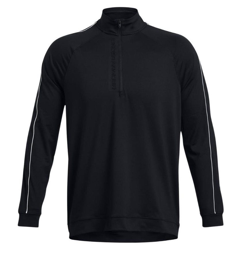 Under Armour Storm Midlayer 1/2 Zip felpa da uomo, nero/bianco