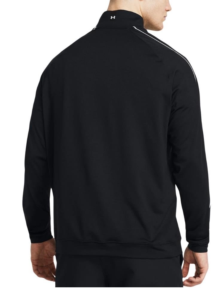Under Armour Storm Midlayer 1/2 Zip felpa da uomo, nero/bianco