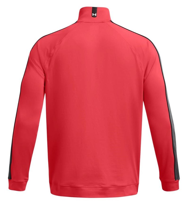 Under Armour Storm Midlayer 1/2 Zip felpa da uomo, red slstice/castelrock