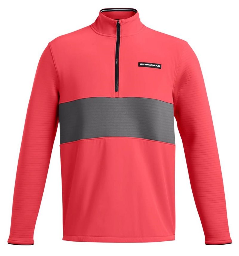Under Armour Storm Daytona HZ felpa uomo, red solstice/castelrock