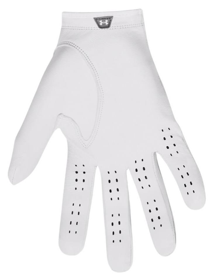 Under Armour Tour guanto da golf uomo 2024, bianco/castelrock