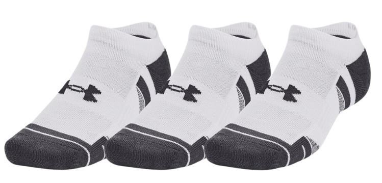 Under Armour Performance Tech calzini unisex (3 paia), bianco/grigio