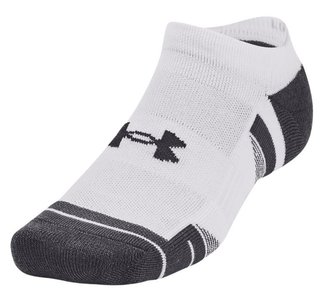 Under Armour Performance Tech calzini unisex (3 paia), bianco/grigio