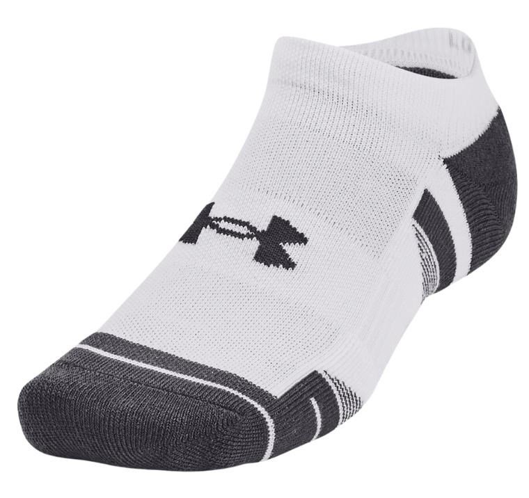 Under Armour Performance Tech calzini unisex (3 paia), bianco/grigio
