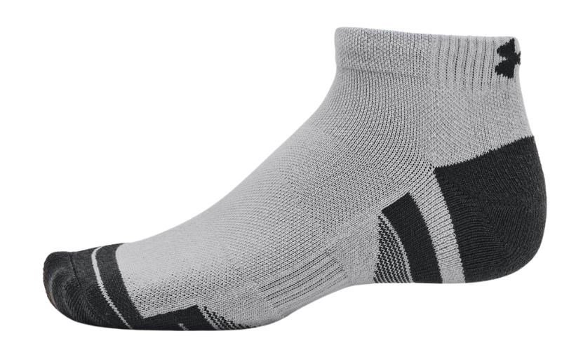 Under Armour Performance Tech calzini unisex (3 paia), mod gray/white