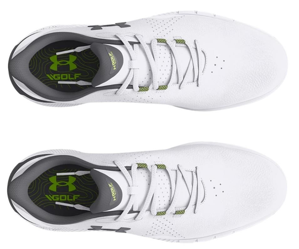 Under Armour Drive Fade SL scarpe da golf uomo, bianco/grigio titanio