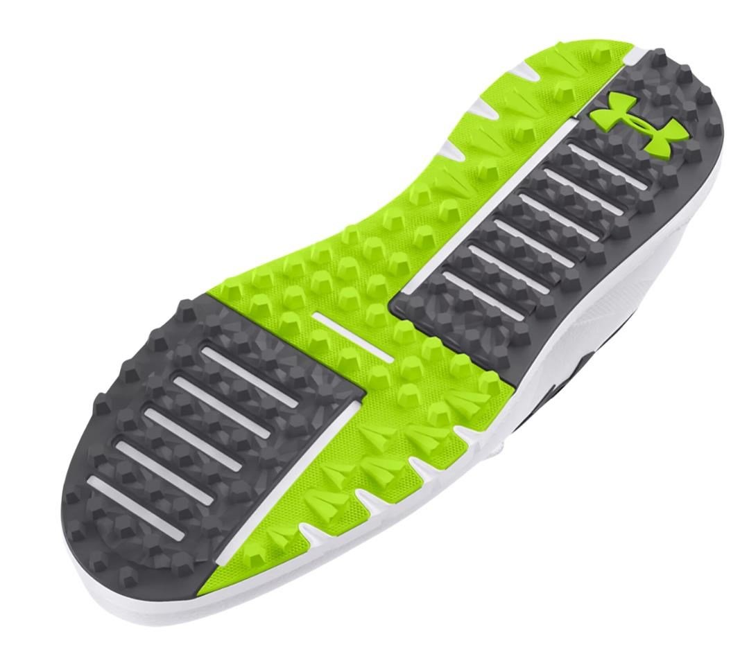 Under Armour Drive Fade SL scarpe da golf uomo, bianco/grigio titanio